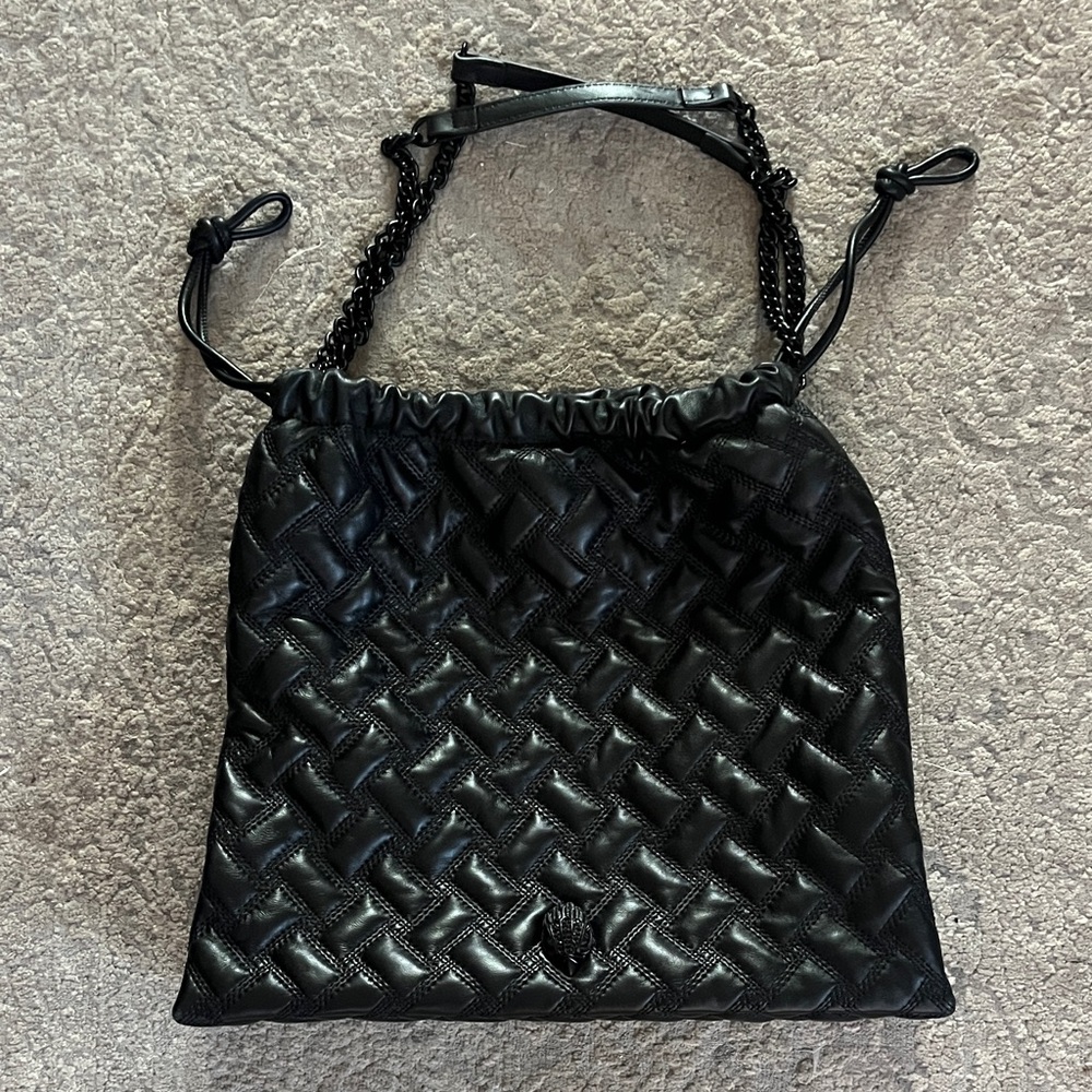 KURT GEIGER Leather Black Shoulder Bag